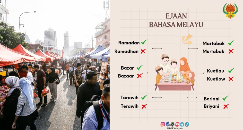 国家语文出版局发布了斋戒月用词新规范。-图摘自国家语文出版局/Hari Anggara摄-