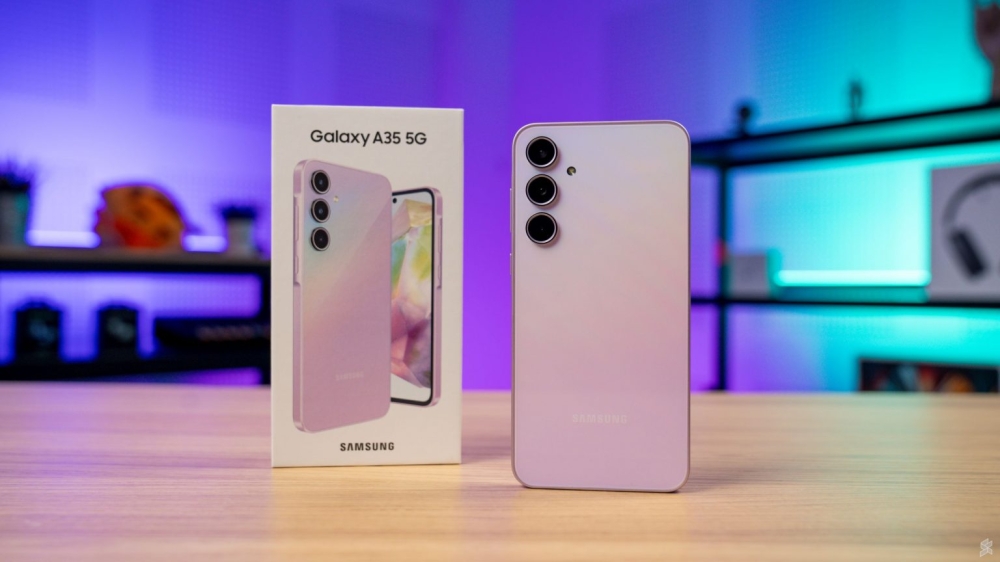 三星Galaxy A35。-摘自Soyacincau-