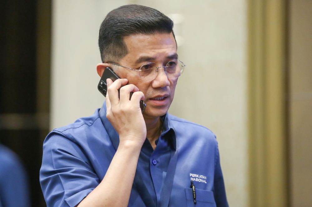 阿兹敏表示，如果有至少80%选民投票，那国盟能夺下新古毛州席。-Yusof Mat Isa摄-