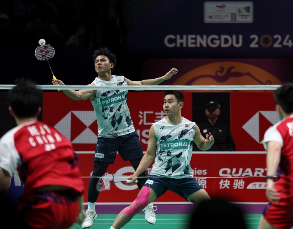 在汤杯4强关键局失利后，吴世飞和诺伊祖丁坦承，他们需要找出在赛场上不足的地方并改进。-马新社-