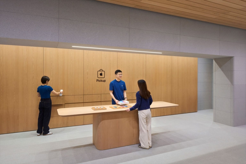 中国上海静安的Apple Store。-摘自Soyacincau-