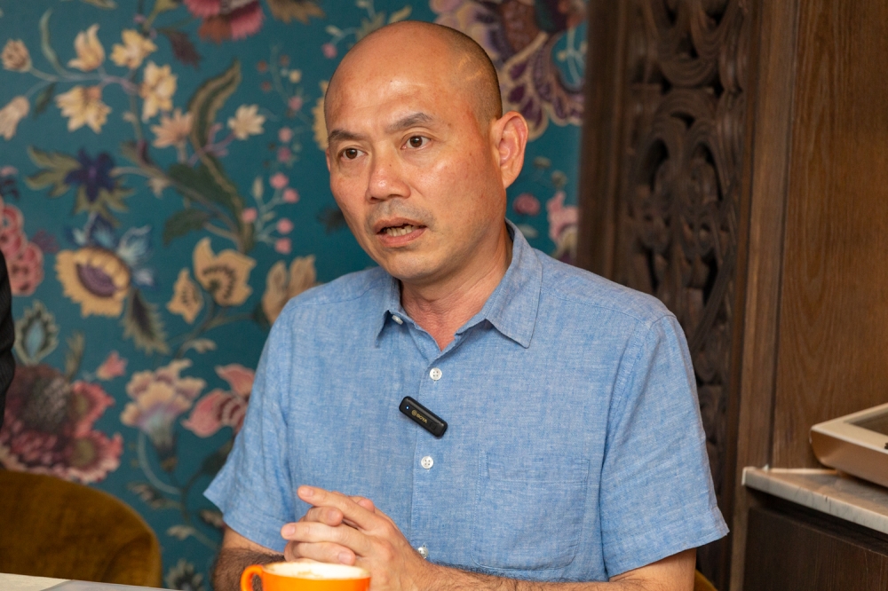 林立迎认为希盟在输掉双溪峇甲补选后，必须自我反省。-Raymond Manuel摄-