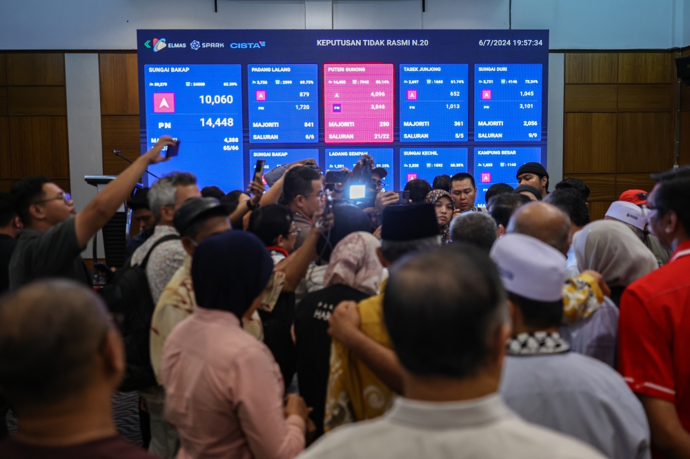 根据初步计算，双溪峇甲的巫裔选民投票率达70%，印裔58%，华裔仅47%。-马新社-