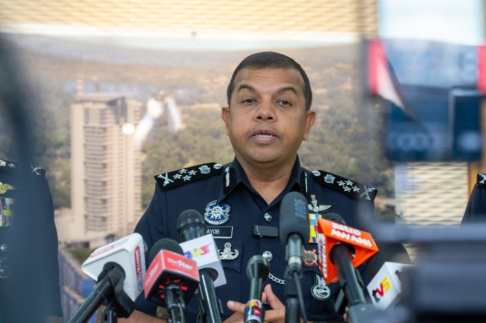 阿育汉说，近年被逮捕的贪污案嫌犯，大多数是穆斯林。-Raymond Manuel摄-