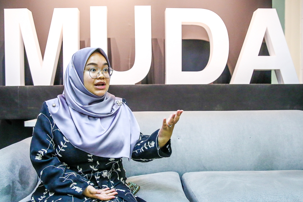 阿米拉指安华的烈火莫熄口号，已经沦为“烈火死矣”。-Yusof Mat Isa摄-