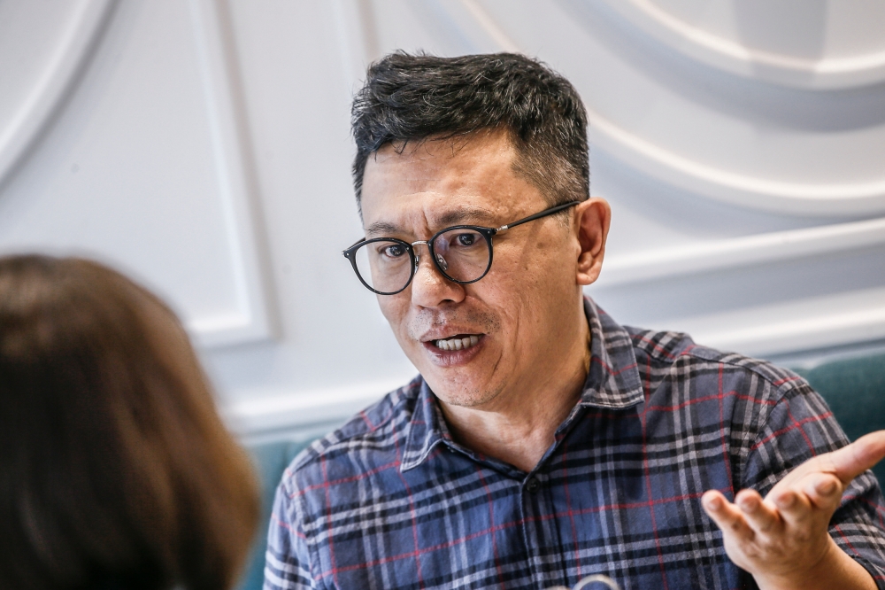郑联科表示，马华失去华社支持，很大程度是因为巫统昔日的傲慢态度。-Hari Anggara摄-