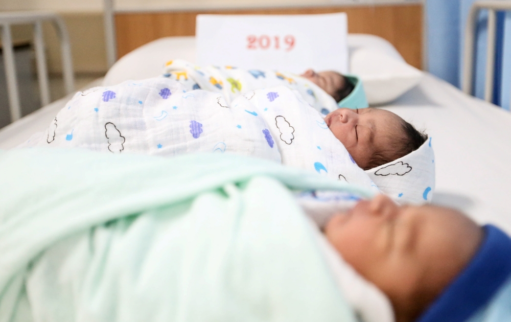 今年首季的新生儿人数相比去年同期下降11.5%。-Sayuti Zainudin摄-