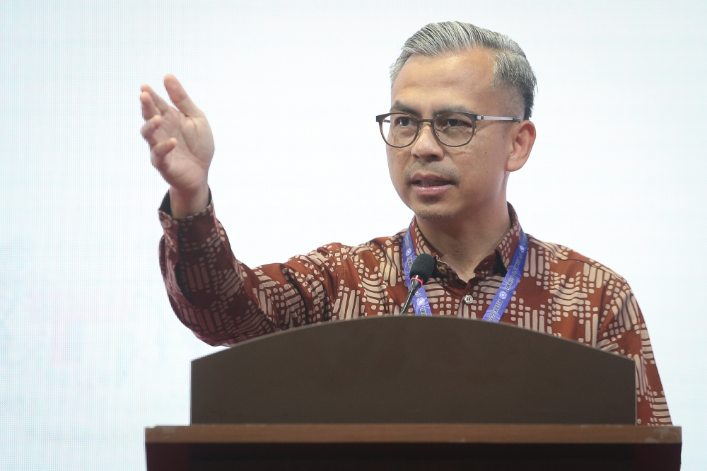 法米说，到目前为止，没有拉菲兹辞职的确认消息。-Yusof Mat Isa摄-