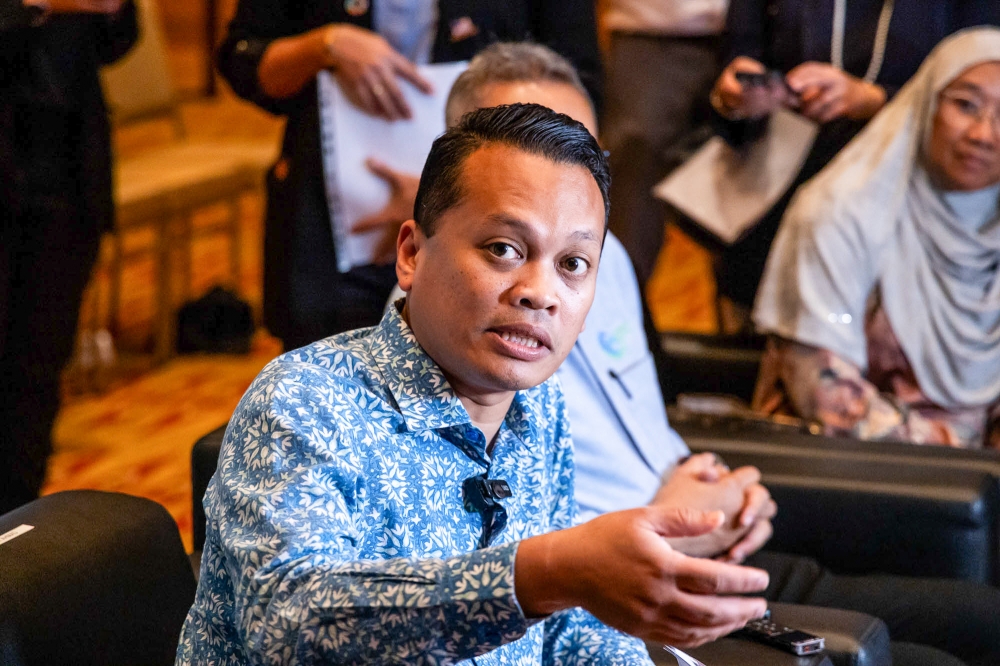 聂纳兹米强调，他仍会继续效忠于公正党。-Firdaus Latif摄-
