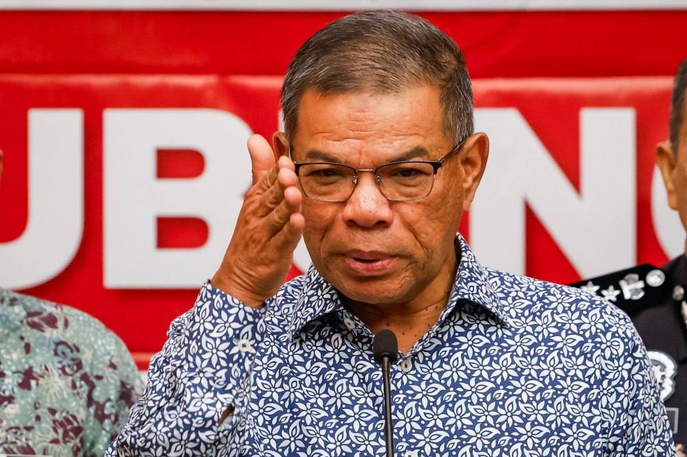 赛弗丁说，到目前，没有证据证实刘特佐的踪影。-Firdaus Latif摄-