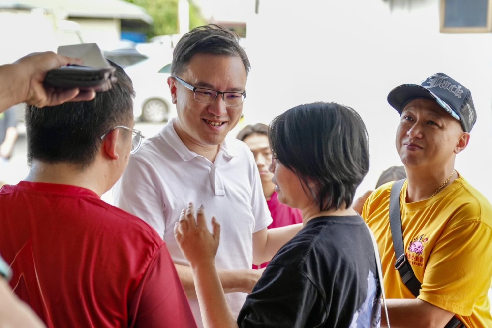 冯晋哲虽然败选，不过依然向选民谢票。-冯晋哲脸书-