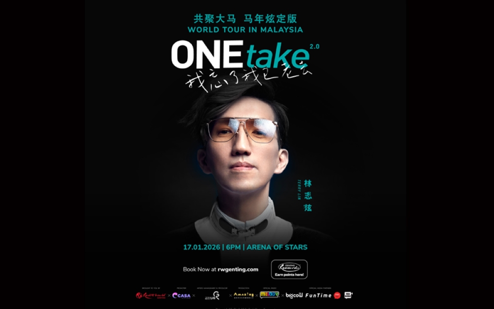 林志炫117重返大马 《ONEtake 2.0 我忘了我已老去》唱响云顶