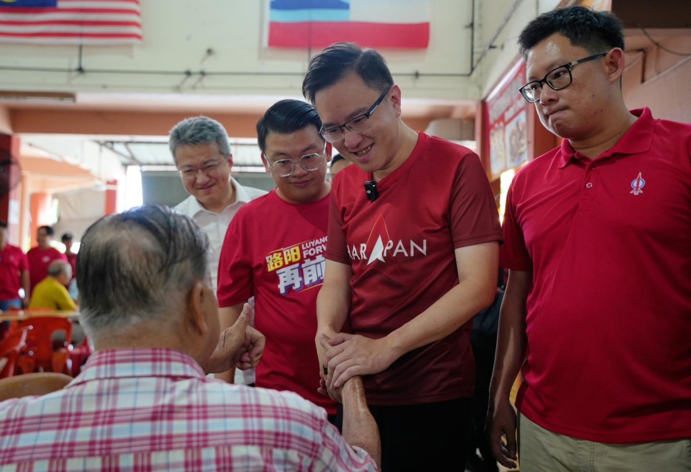 冯晋哲重申行动党不加入沙巴州政府的立场。-图取自冯晋哲面子书-