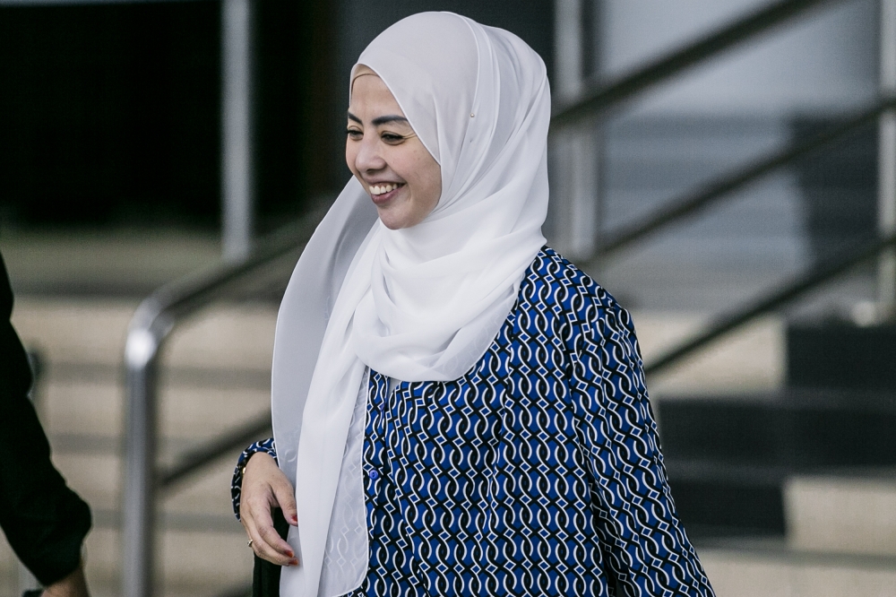 努鲁希达雅表示，巫统的未来方向不能只由巫青团单方面决定。-Hari Anggara摄-