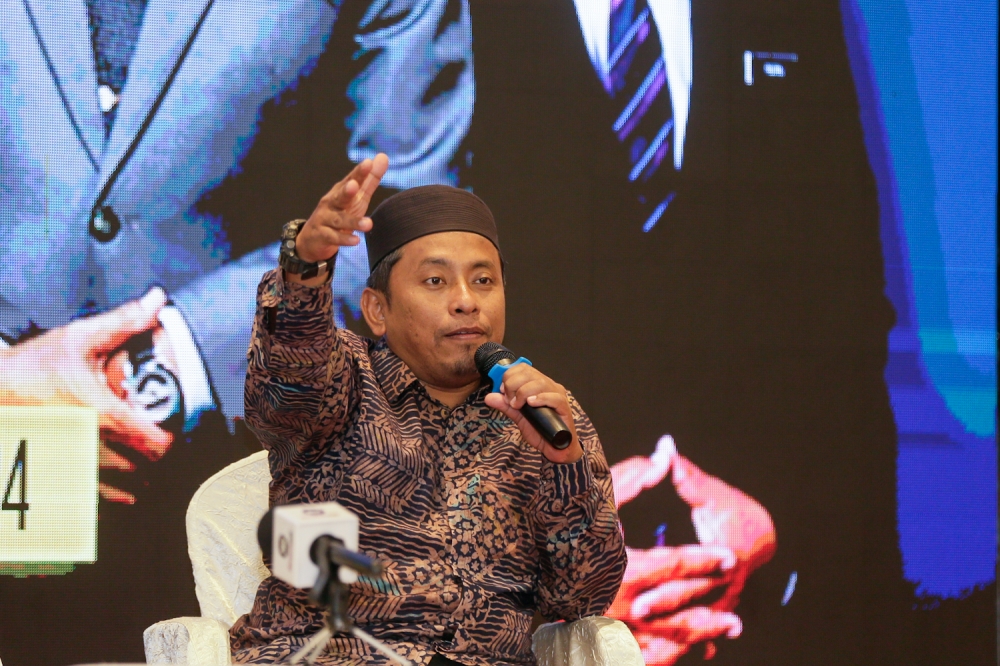 阿末法德里说，伊党会推荐有能力者出任国盟主席，但未必是哈迪。-Raymond Manuel摄-