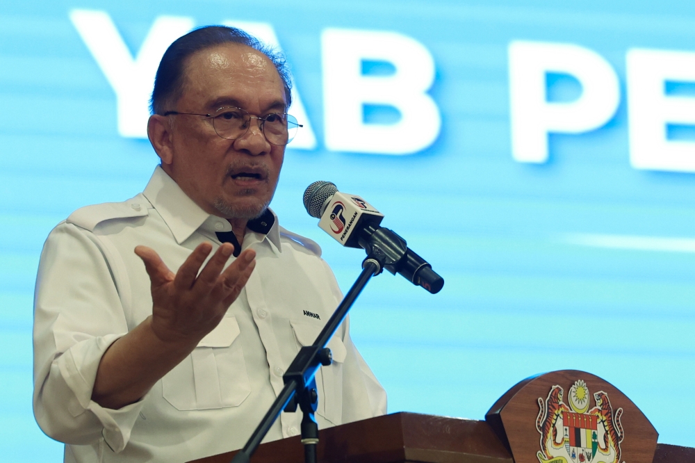 安华强调，为国际所有不公事情发声，是马来西亚的一贯立场。-马新社-