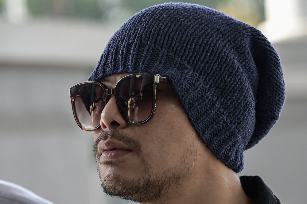 黄明志不承认拥有冰毒以及壮阳药罪。-马新社-