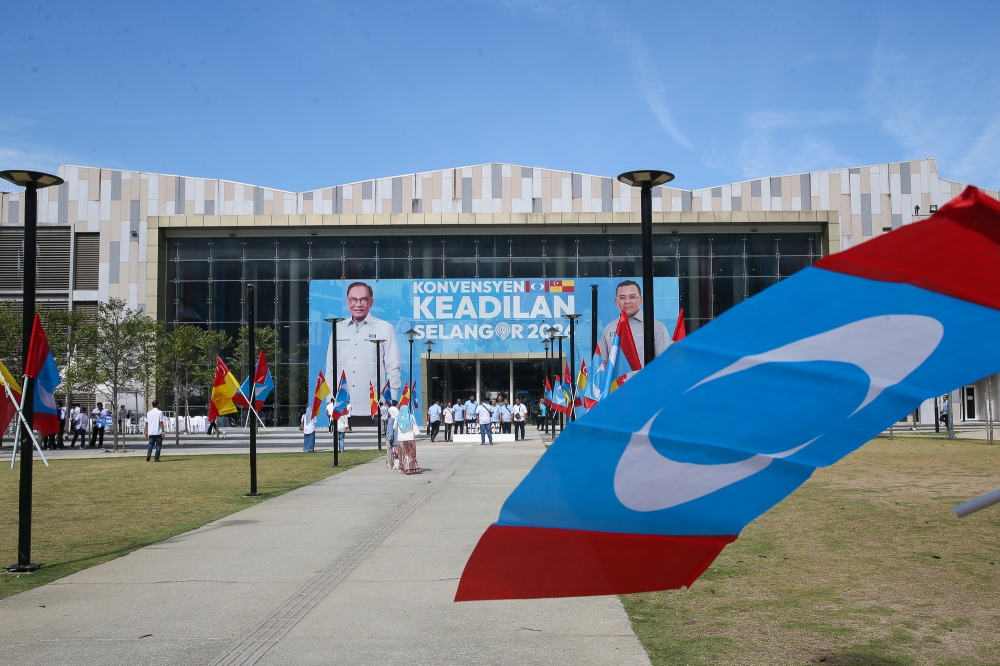 2026年雪州公正党大会在安邦再也市议会会展中心。-Yusof Isa摄-