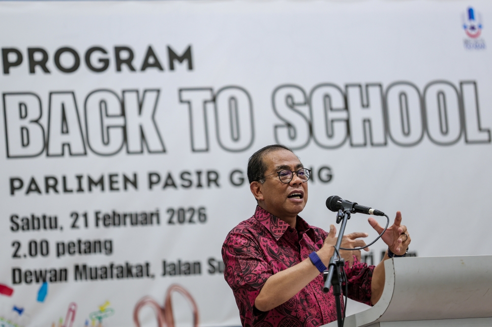 卡立诺丁周六出席巴西古当国会选区重返校园援助计划。-马新社-