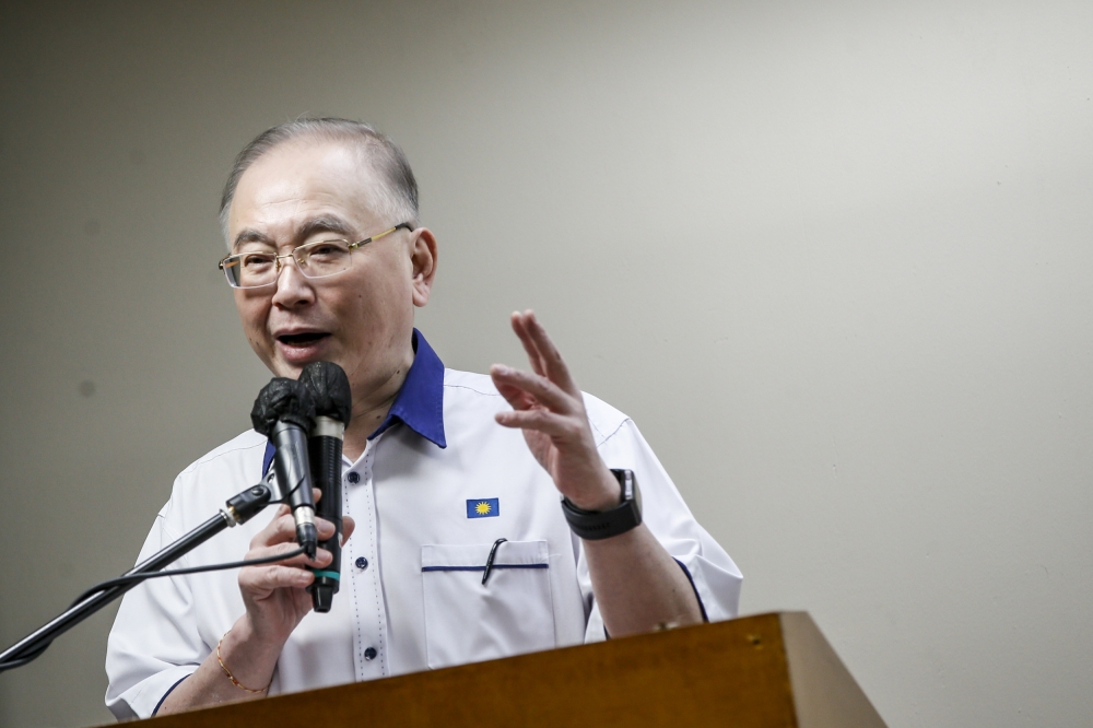 魏家祥呼吁马华全党上下，必须以备战大选为最首要的任务。-Hari Anggara摄-