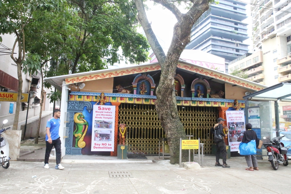 随着庙宇管理层同意搬迁到新址，吉隆坡印度清真寺路斯里帕特拉卡利亚曼兴都庙搬迁风波，在2025年得以圆满解决。-Choo Choy May摄-