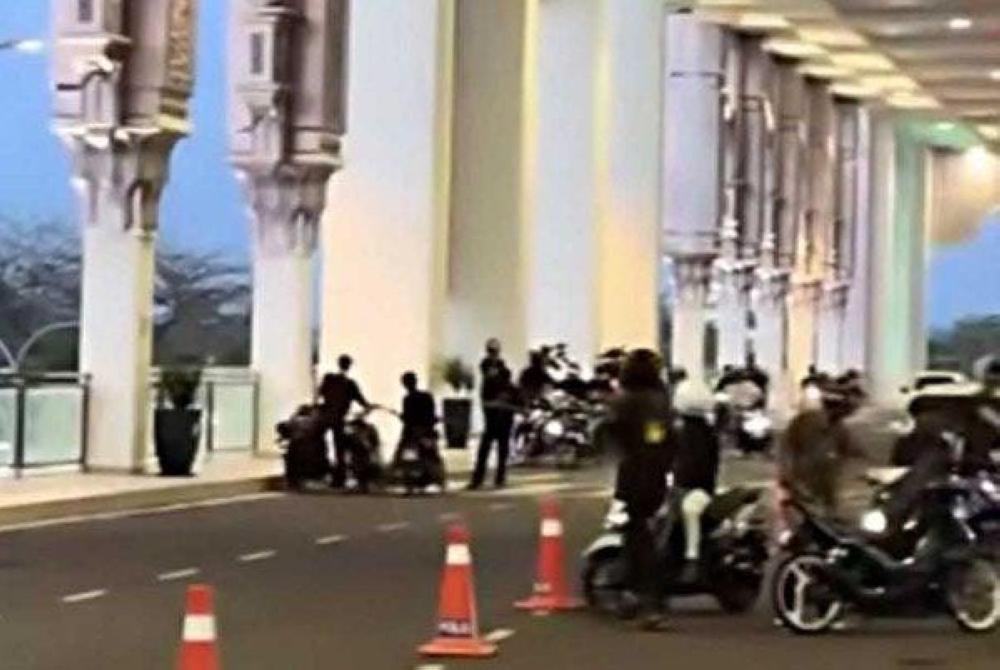 陆兆福声明，吉兰丹机场的道路成为飙车场，是一件羞耻的事。-图截自视频-