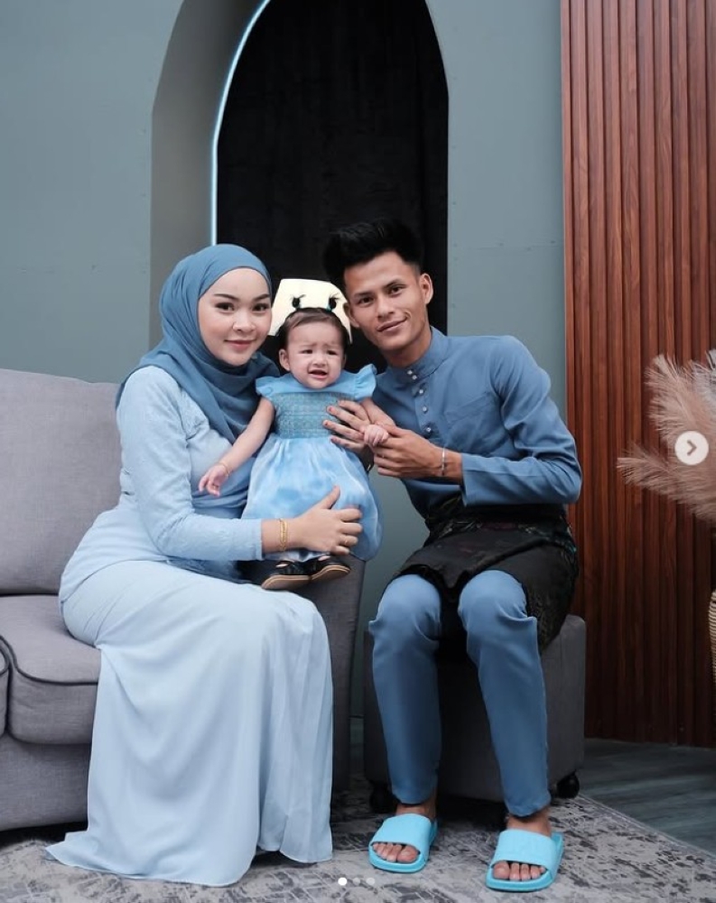 莫哈末凯鲁与妻子育有一名孩子。-图取自凯鲁Instagram-