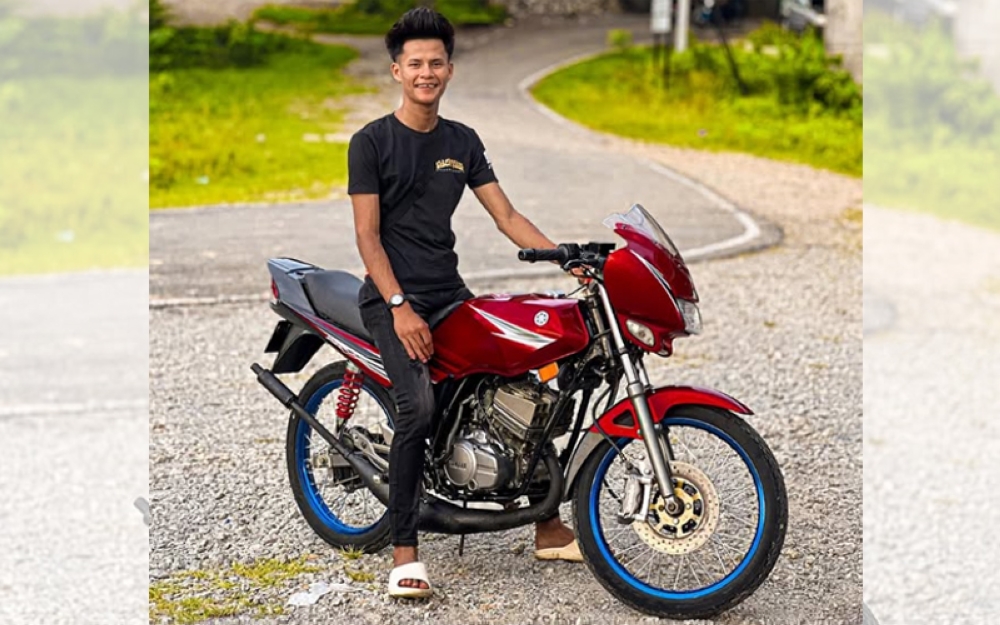 莫哈末凯鲁热爱改装摩哆，希望拥有自己的摩哆店。-图取自凯鲁Instagram-