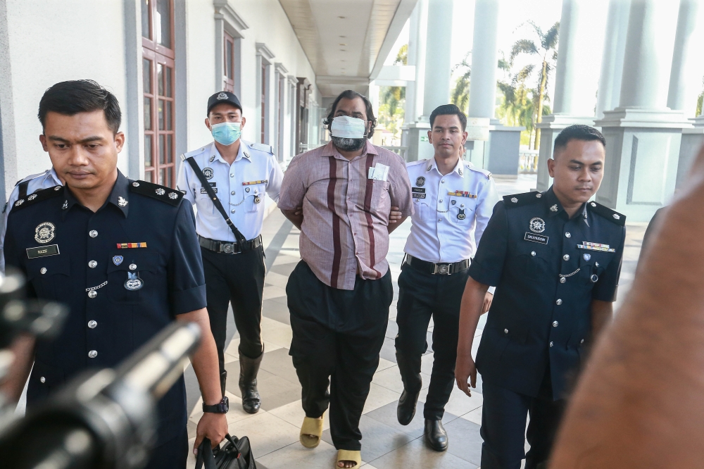 法庭谕令将莫哈末卡玛送去精神病院接受评估。-Sayuti Zainudin摄-