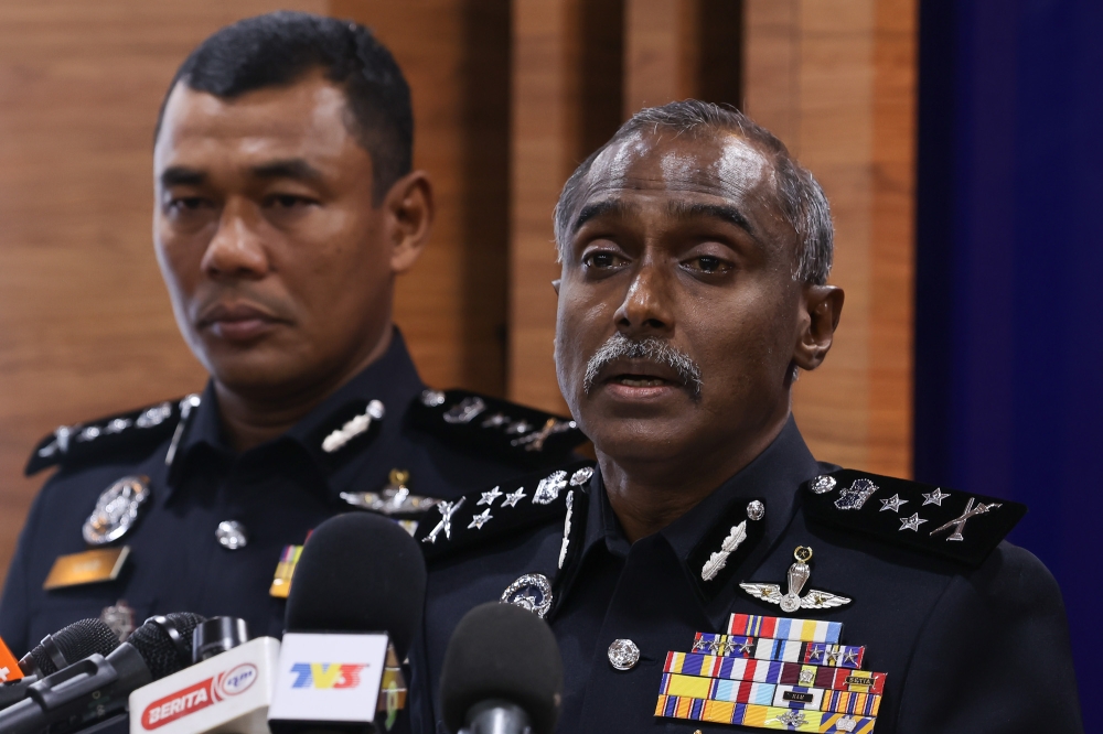 古马表示，警方援引三法令调查此案。-Yusof Isa摄-