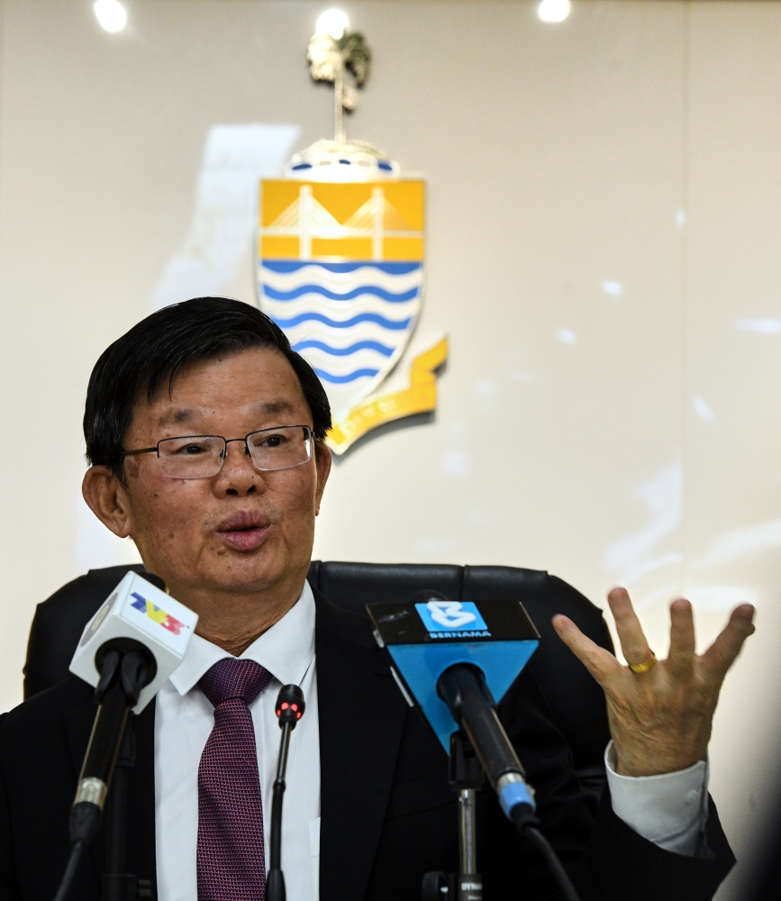 曹观友说，为了配合全国大选而解散槟州议会的可能性不高。-马新社-