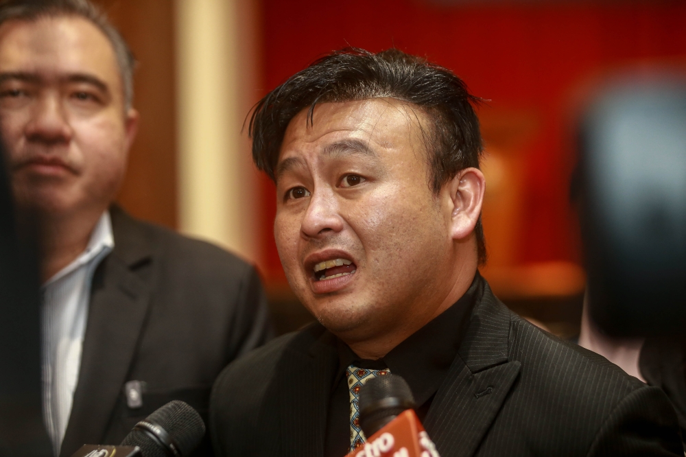 黄达铭表示他当时所想到的，就是必须阻止意外及惨剧的发生。-SAYUTI ZAINUDIN摄-