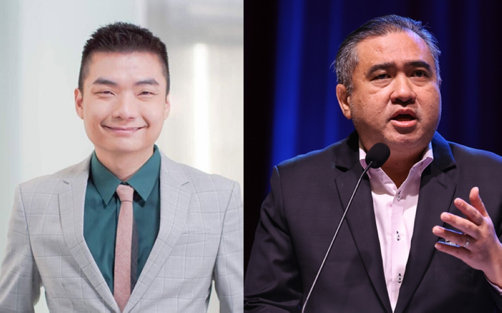 洪伟翔（左）被陆兆福起诉诽谤，而他声明会全力抗辩。