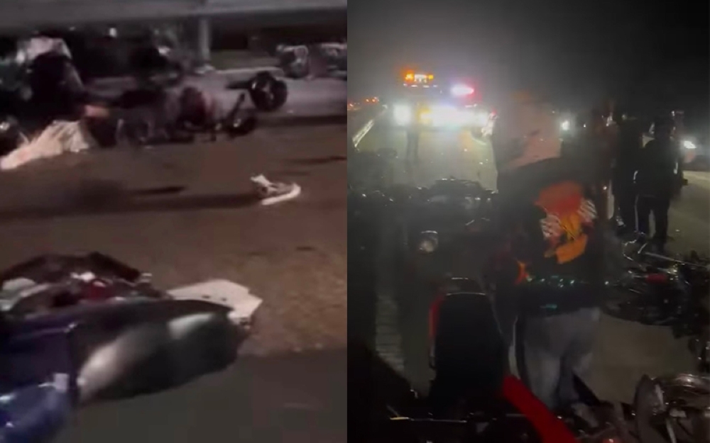 LPT凌晨发生涉及12辆摩哆的车祸，其中4名骑士死亡。