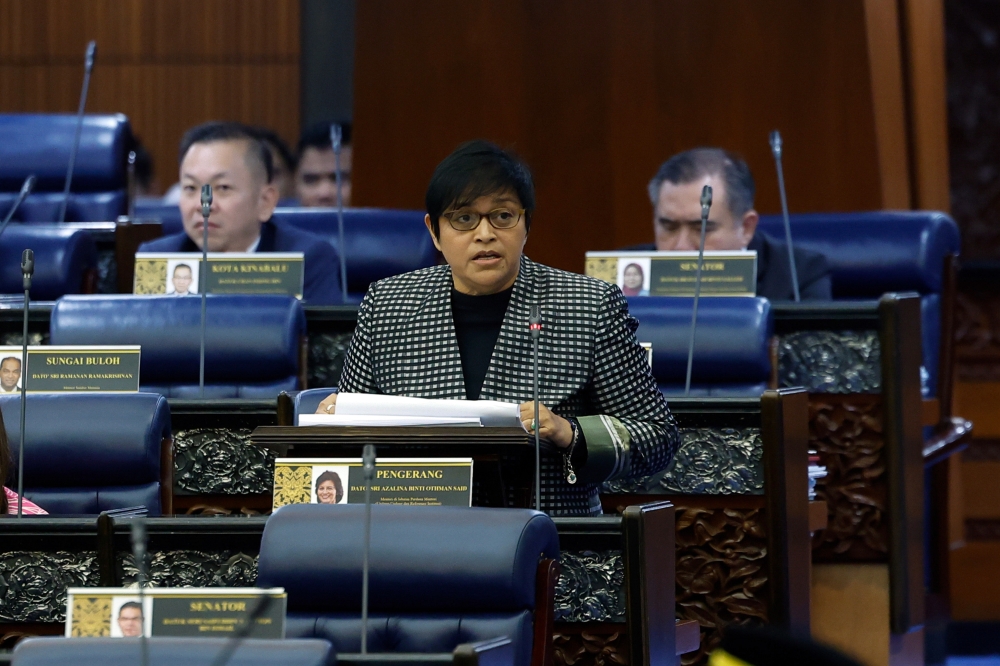 阿莎丽娜说，政府会在全面调查企业黑帮课题后，再寻求国家元首御准设立皇委会。-马新社-