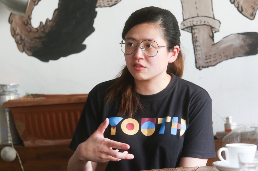 苏仪芳表示，她接获马华领导层指示，无需前往森州参与助选工作。-Choo Choy May摄-