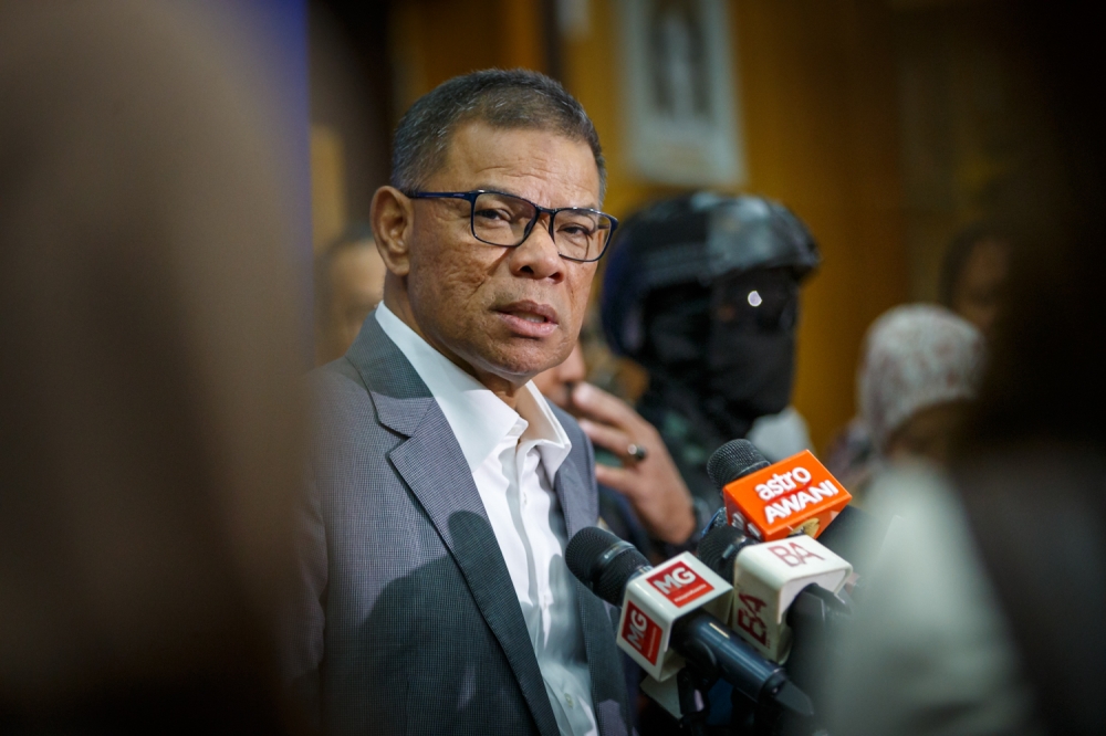 赛弗丁表示，AKPS总监的职务安排，交由内政部秘书长及政府首席秘书处理。-Raymond Manuel摄-