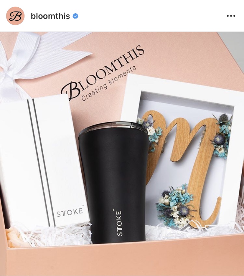 除了鲜花BloomThis还会随着不同节日推出不同礼盒，款式多样化供消费者选择。-图摘自bloom this ig-