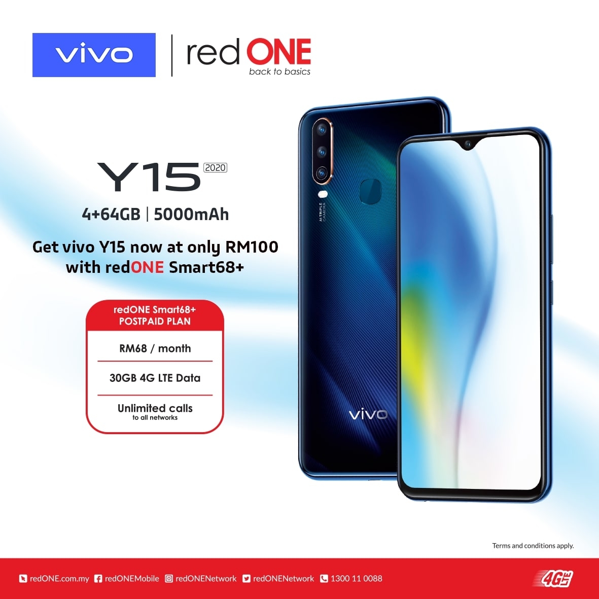 每月69令吉电话费可享有30GB 4G LTE 数据及无限通话。-图摘自SoyaCincau-