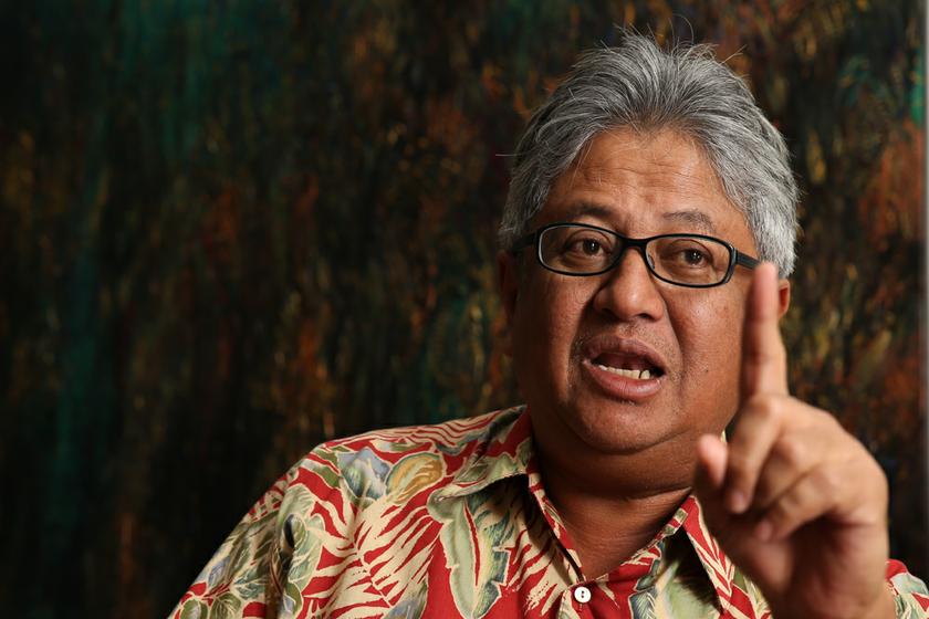 Zaid speaks at an interview at his home in Petaling Jaya on February 17, 2014. u00e2u20acu201d Picture by Saw Siow Feng