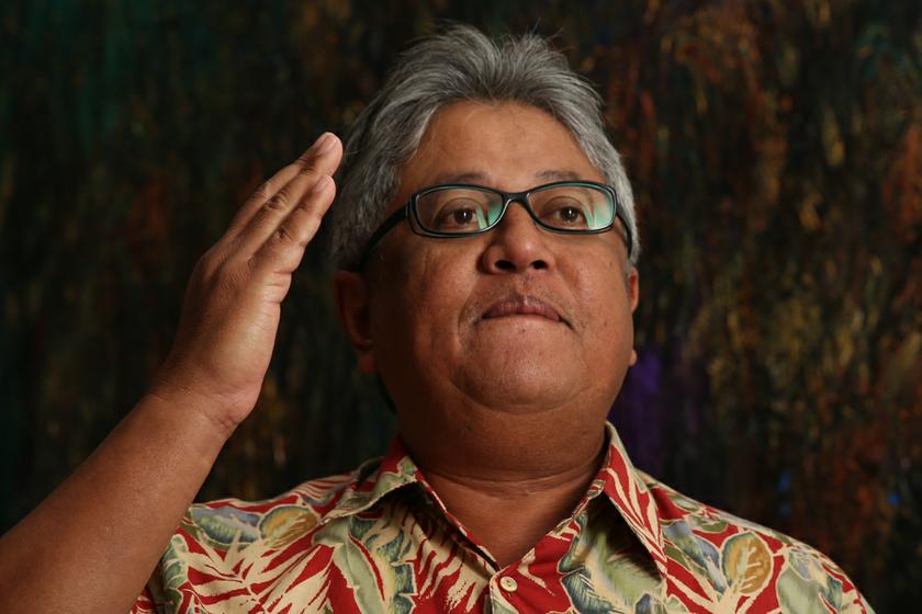 Zaid speaks at an interview at his home in Petaling Jaya on February 17, 2014. u00e2u20acu201d Picture by Saw Siow Feng