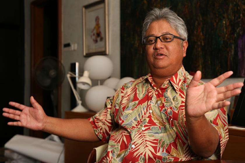 Zaid speaks at an interview at his home in Petaling Jaya on February 17, 2014. u00e2u20acu201d Picture by Saw Siow Feng