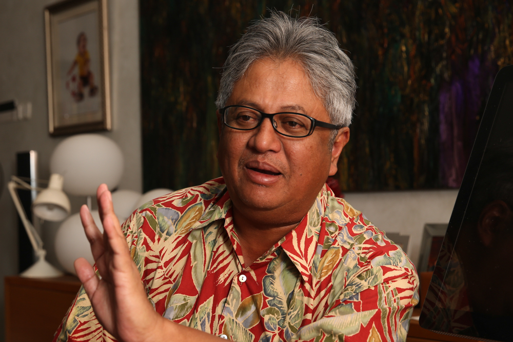 Zaid speaks at an interview at his home in Petaling Jaya on February 17, 2014. u00e2u20acu201d Picture by Saw Siow Feng