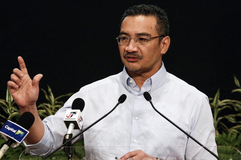 Malaysia's Acting Transport Minister Hishammuddin Hussein gestures as he speaks about the search for missing Malaysia Airlines Flight MH370, during a news conference at Putra World Trade Center in Kuala Lumpur March 28, 2014. u00e2u20acu201d Reuters pic