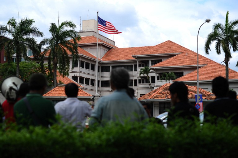 The US embassy in Kuala Lumpur. Rahinah Ibrahim, a Malaysian architect, sued the US government after being wrongly put on a no-fly list and denied a US visa u00e2u20acu201d AFP pic