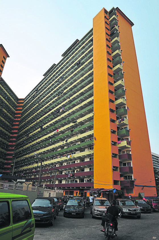 The Projek Perumahan Rakyat Termiskin (PPRT) Flats at Sungai Pinang in Penang. Many first-time house buyers are caught in the rut because banks would not finance their housing loans.