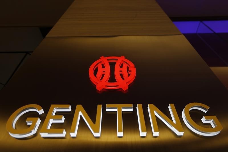 The logo of Genting Malaysia Berhad seen at Genting Highlands in the state of Pahang outside Kuala Lumpur December 17, 2013 Reuters