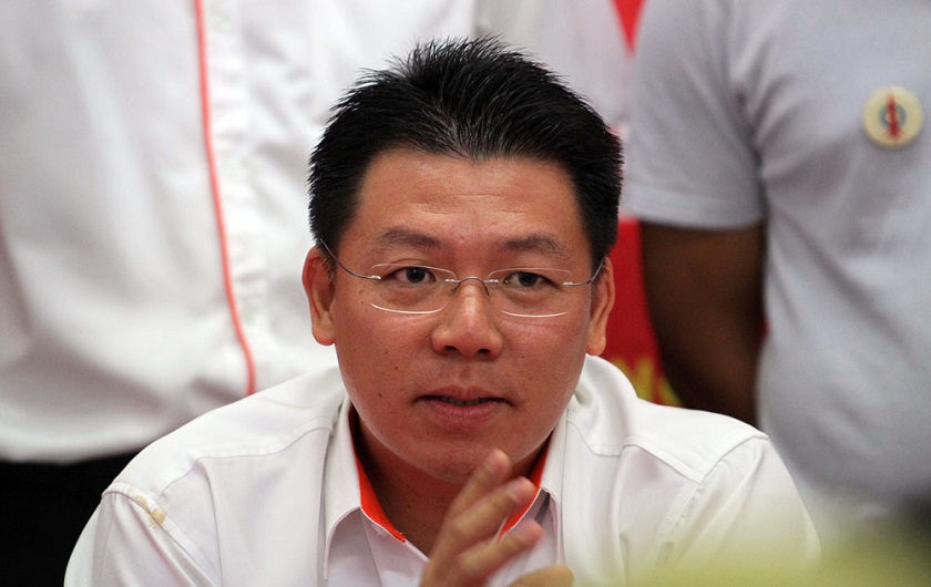 MP Taiping, Nga Kor Ming during press conference in Teluk Intan,Perak. MMO / YUSOF MAT ISA
