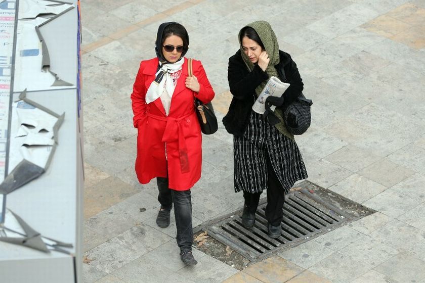 Iranian women walk in a street of the capital Tehran. u00e2u20acu201d AFP pic