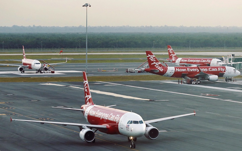 AirAsia planes are seen on the runway at Kuala Lumpur International Airport August 19, 2014. u00e2u20acu201d Reuters pic 